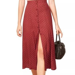 ISO👀Reformation Hermosa Dot Skirt sz8